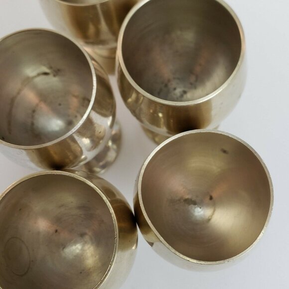 Leonard Silver Plate Goblet Lot Liqueur Snifter Cordial Shot Mini Glass Cup EPNS - Picture 7 of 11